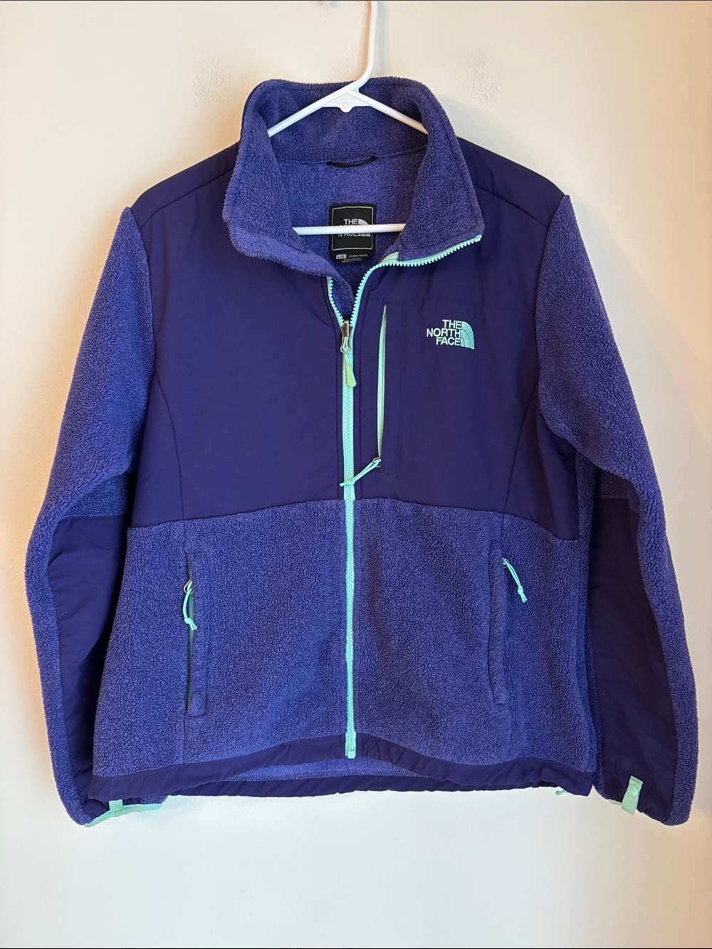 The Northface Denali Polartec Fleece Full Zip Jacket Women's size Large Purple